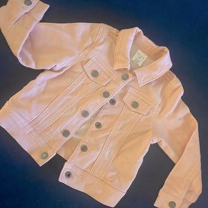 Light pink jean jacket. Size 2t